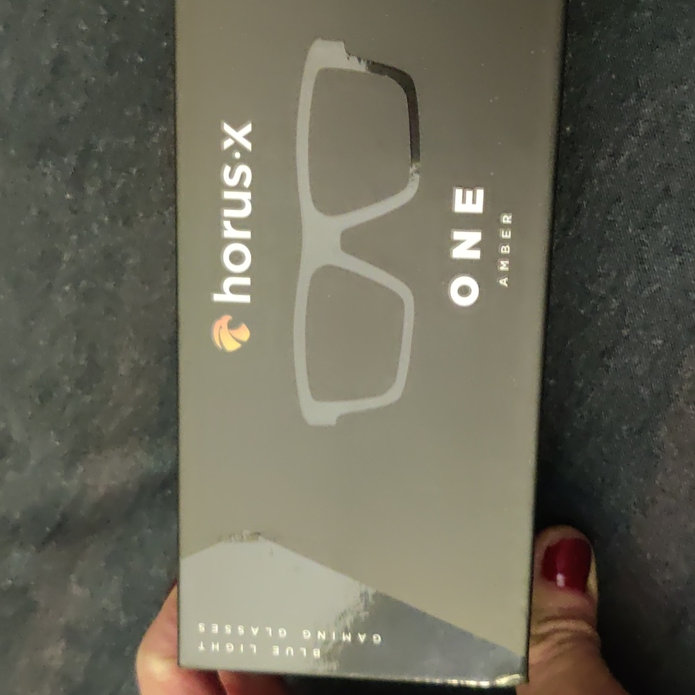 Horus-X One, Blue Lightweight Gaming glasses w/ Amber Lens, UNISEX - Picture 11 of 12